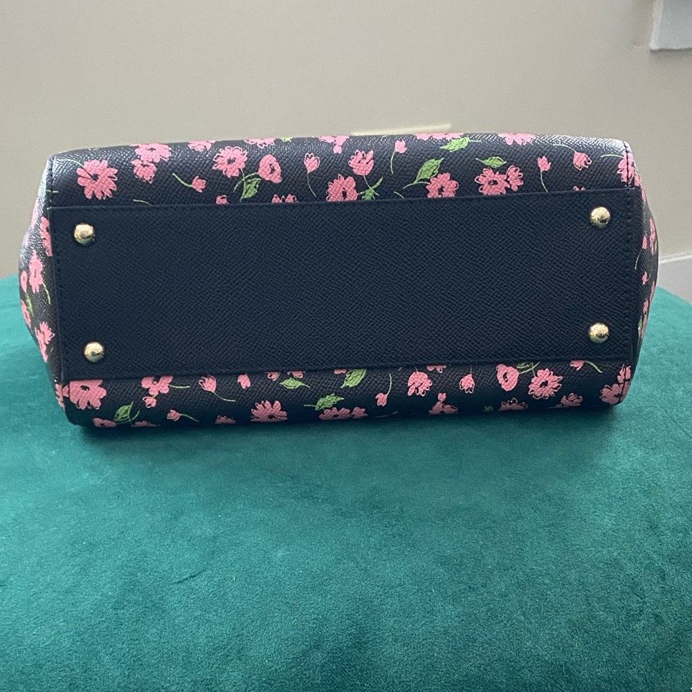 Dolce & Gabbana Sicily black floral 2way handbag - Picture 5 of 14